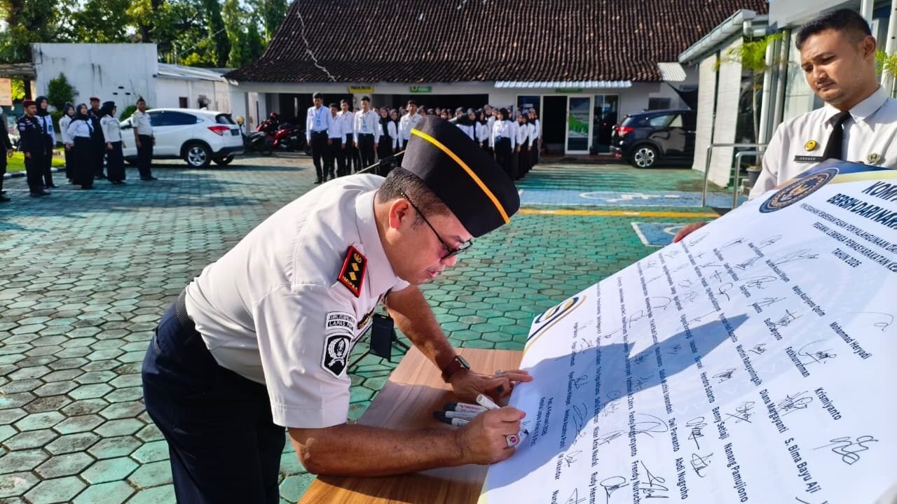 *Tegakkan Integritas, Wujudkan Profesionalisme Pegawai, Lapas Kelas IIB Pati Tegaskan Komitmen Bersih Dari Narkoba (BERSINAR) 2026*