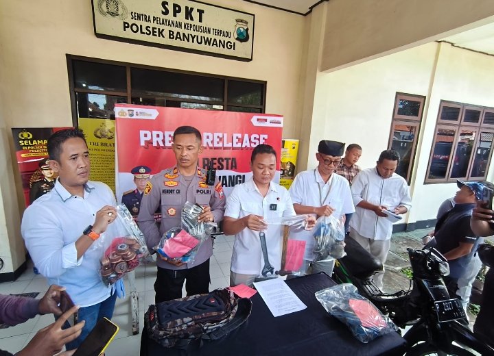 Beraksi di 6 Kecamatan, Pencuri Meteran Air Banyuwangi Akhirnya Ditangkap