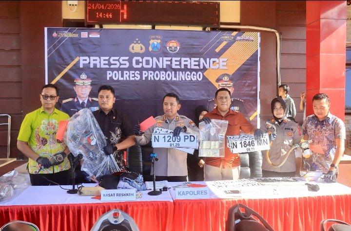 Polres Probolinggo Amankan Tujuh Tersangka Curas dan Curanmor