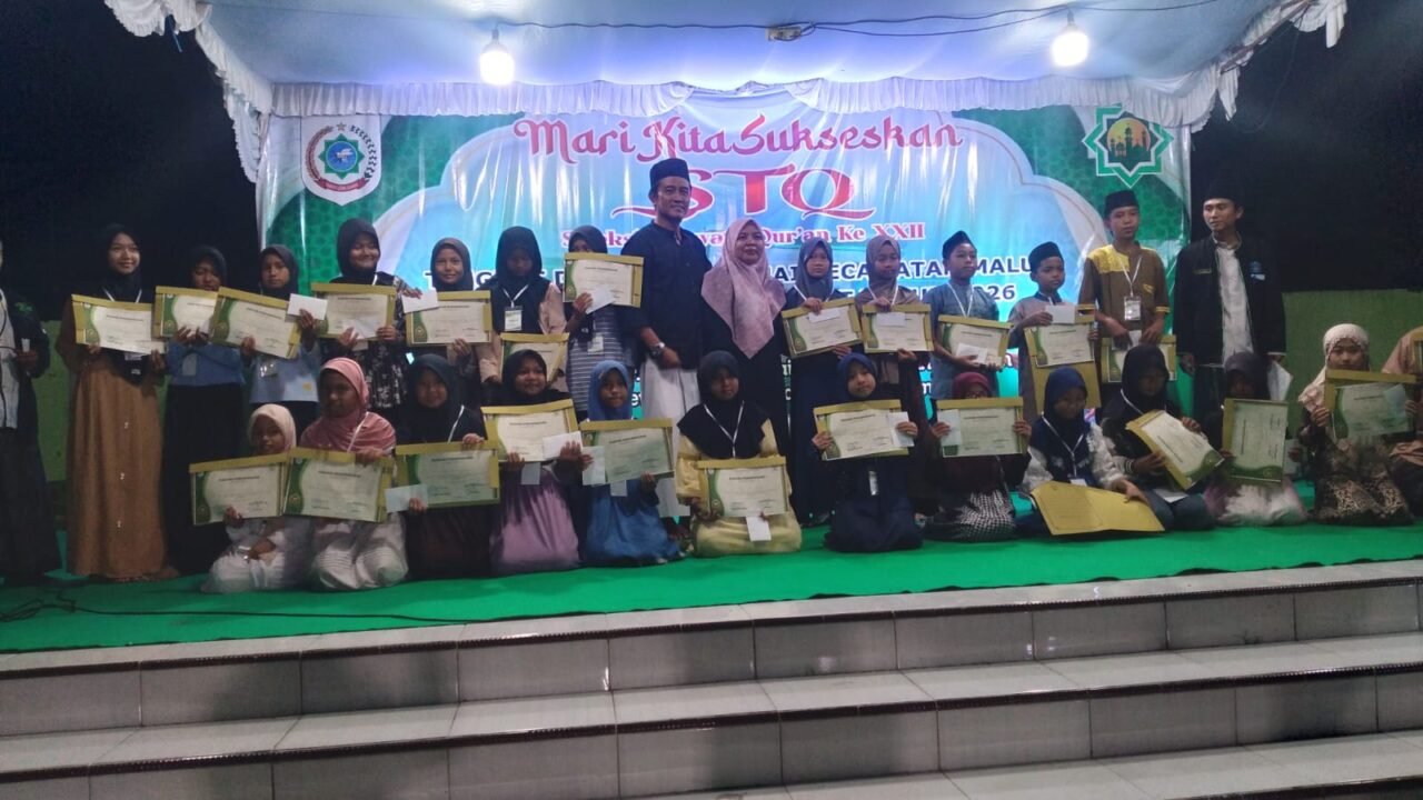 Pelepasan seleksi Tilawatil Qur’an ke XXII tingkat desa bukit damai di mesjid Al Ikhlas bukit damai kecamatan maluk kabupaten SumbawaBarat