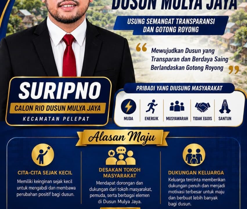 Calon Rio Mulya Jaya, Surip Tegaskan ‘Tak Mudah Disetir’