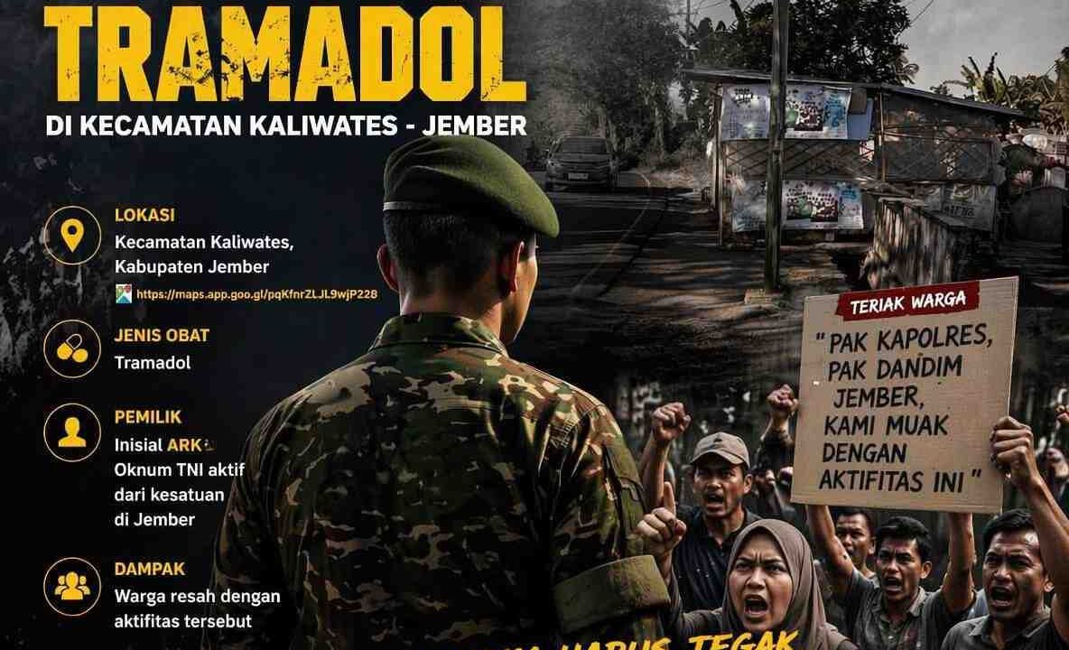 Diduga Area Pemakaman Jadi Tempat Penjualan TRAMADOL Di Kecamatan Kaliwates – Jember