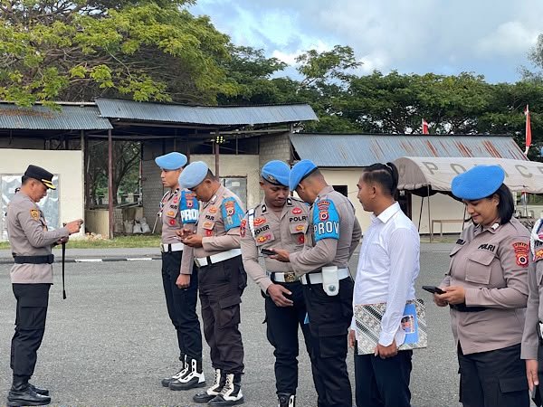 Kapolres KKT Pimpin Pemeriksaan Ponsel Personel, Tegaskan Perang terhadap Judol
