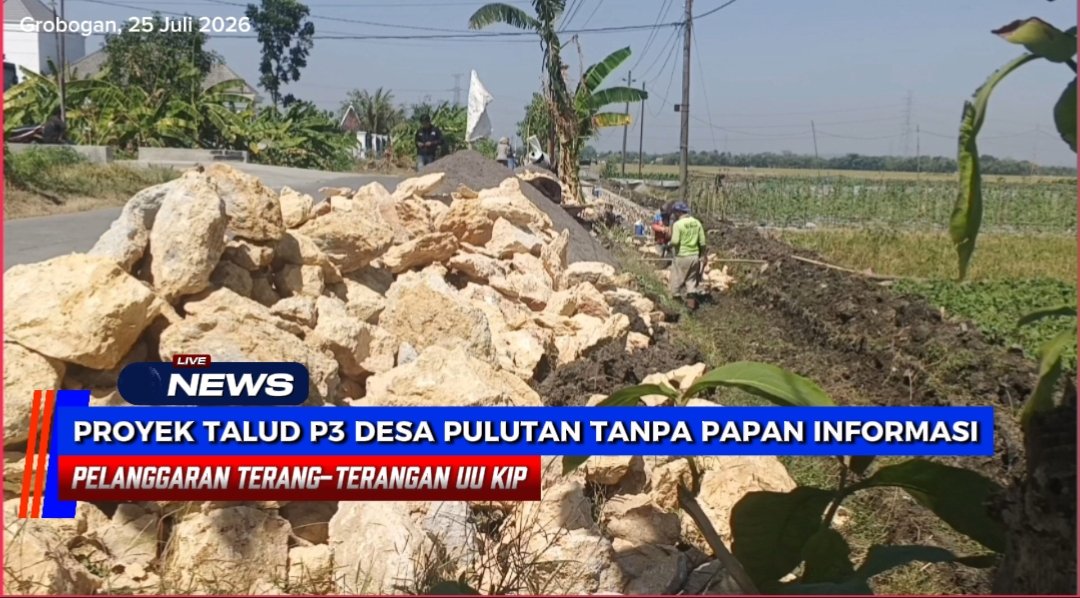 Proyek Talud P3AI Pulutan Tertutup Informasi, Pelanggaran Hak Publik