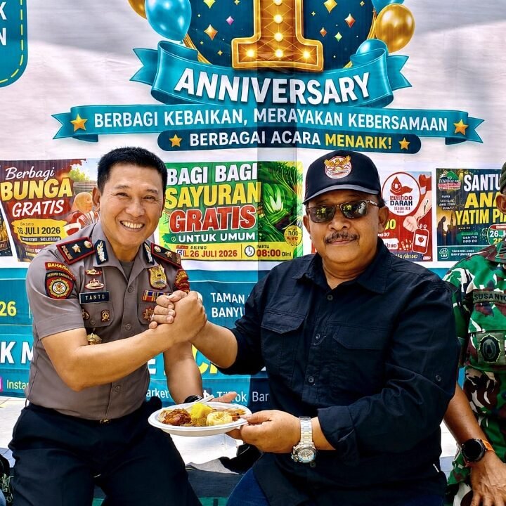 Anniversary Perdana BCM Banyuwangi Semarak, Berbagi Sayur Gratis hingga Santuni 17 Anak Yatim Piatu