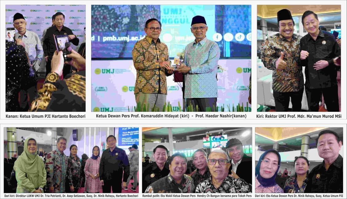 Ketua Umum PJI Hartanto Boechori Support Prof. Haedar Nashir