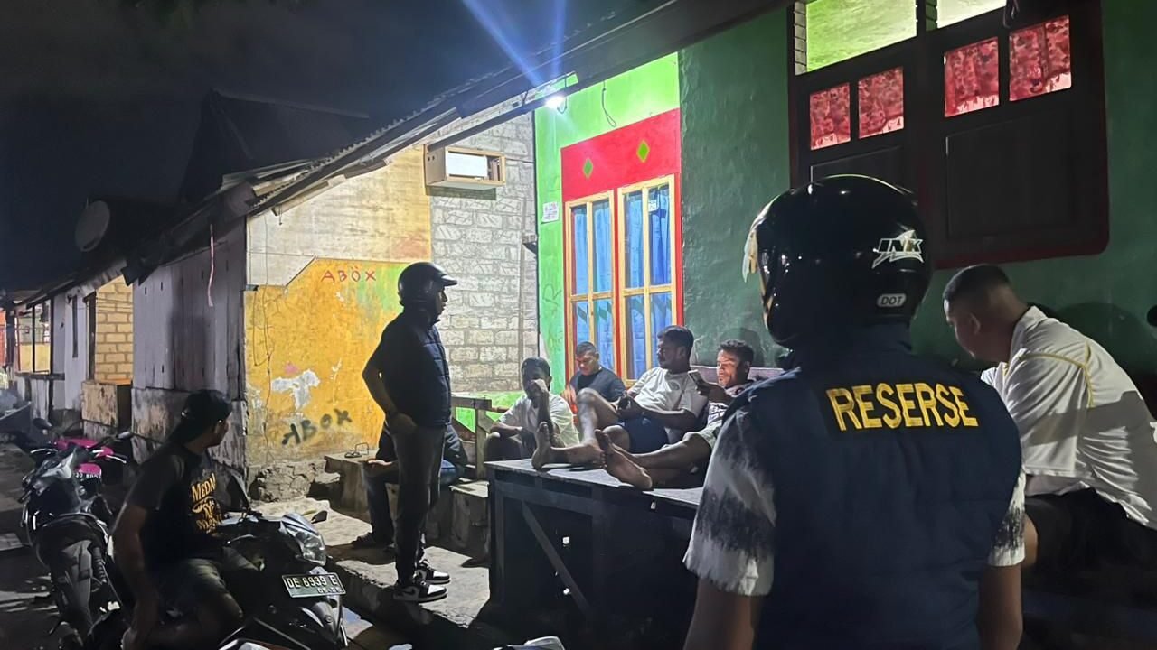 Tekan Kriminalitas C3 dan Premanisme, Tim URC Satreskrim Polres Kepulauan Tanimbar Patroli Jam Rawan