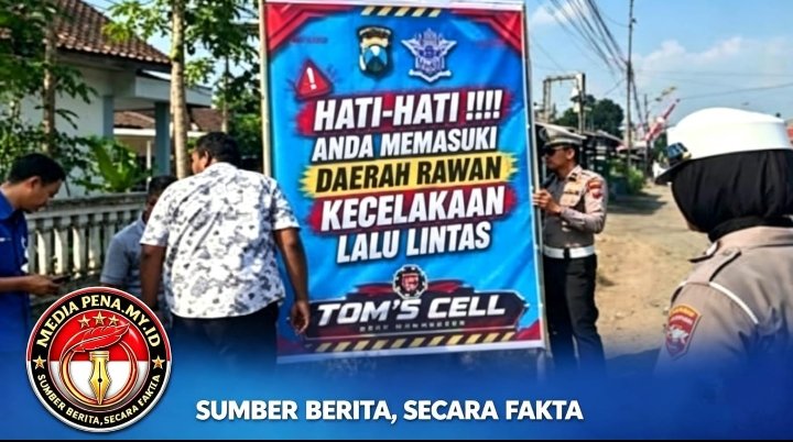 Tekan Angka Kecelakaan, Satlantas Polres Jember Gencar Edukasi di Titik Rawan