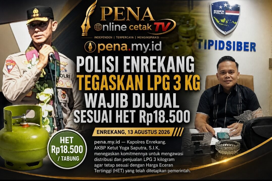Polisi Enrekang Tegaskan LPG 3 Kg Wajib Dijual Sesuai HET Rp18.500