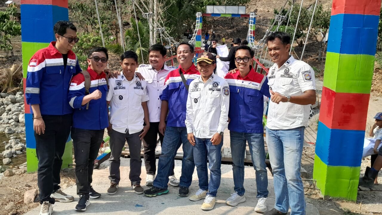 Pertamina Bantu Rehabilitasi Jembatan Gantung Kaluppini-Tokkonan, Akses Lima Desa Kini Lebih Layak