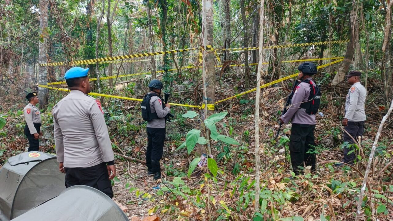 Jajaran Polres Tanimbar dan Brimob Bersiaga Ketat Pascapenemuan Bom Militer di Blok Masela