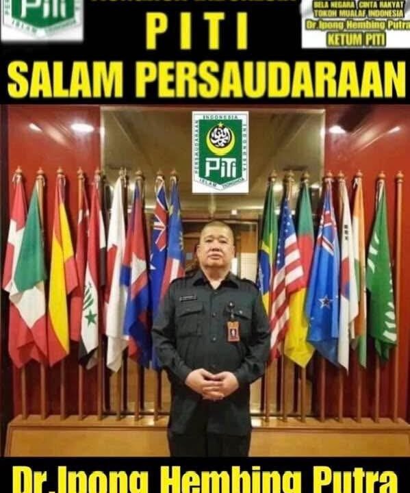 Ketum PITI Dr. Ipong Hembing Putra Apresiasi Prabowo Lunasi Utang BLBI Rp640 Triliun Lebih Cepat