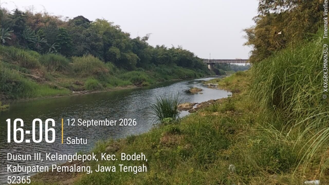Penambangan Diduga Emas Kembali Ramai Di Kali Comal Pemalang