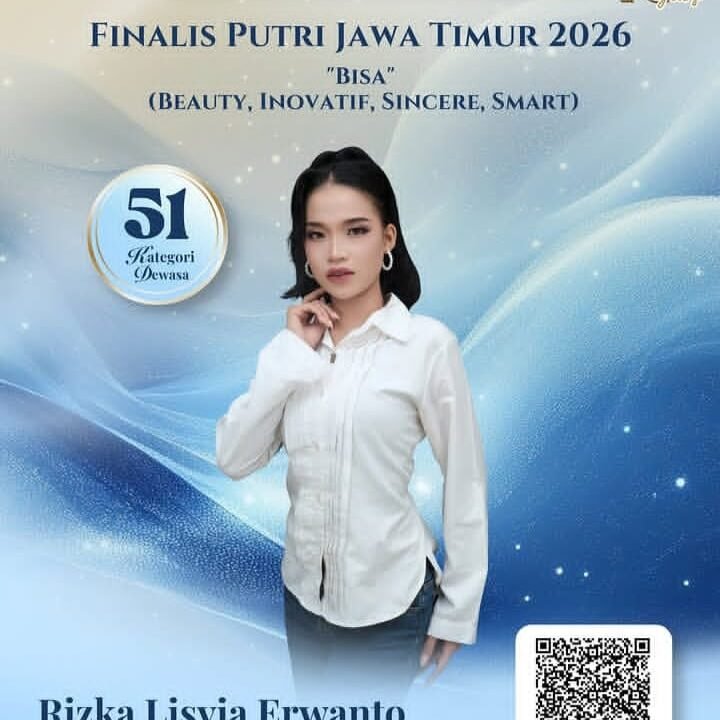 Rizka Lisvia Erwanto Bawa Advokasi “Kiperita” di Ajang Putera Puteri Jawa Timur 2026