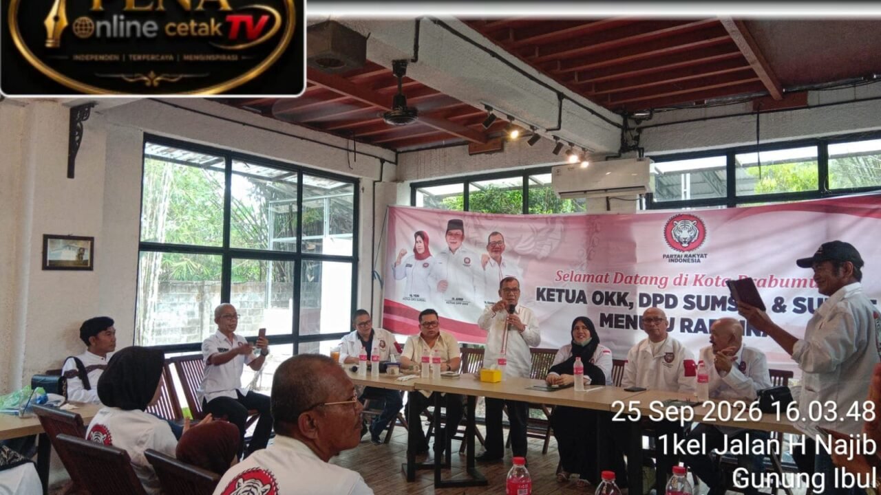 Dihadiri Ketua OKK Pusat, PRI Gelar Konsolidasi di Prabumulih, Perkuat Struktur dan Serap Aspirasi Masyarakat